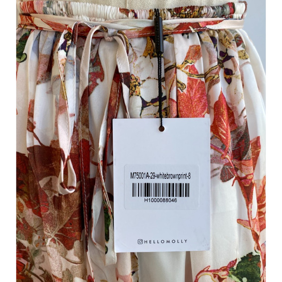 NWT Hello Molly Mermaid Hotel Maxi Dress sz Small Floral Print Strappy Backless - Picture 12 of 15